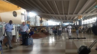 Abuja Airport lobby